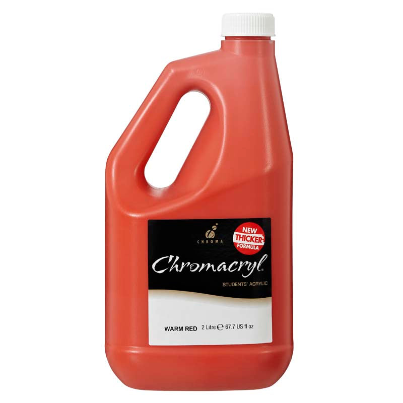 CHROMACRYL 2Lit WARM RED