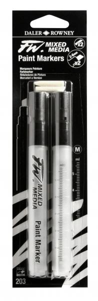 FW MIXED MEDIA MARKER SET MED CHSL 2-6mm