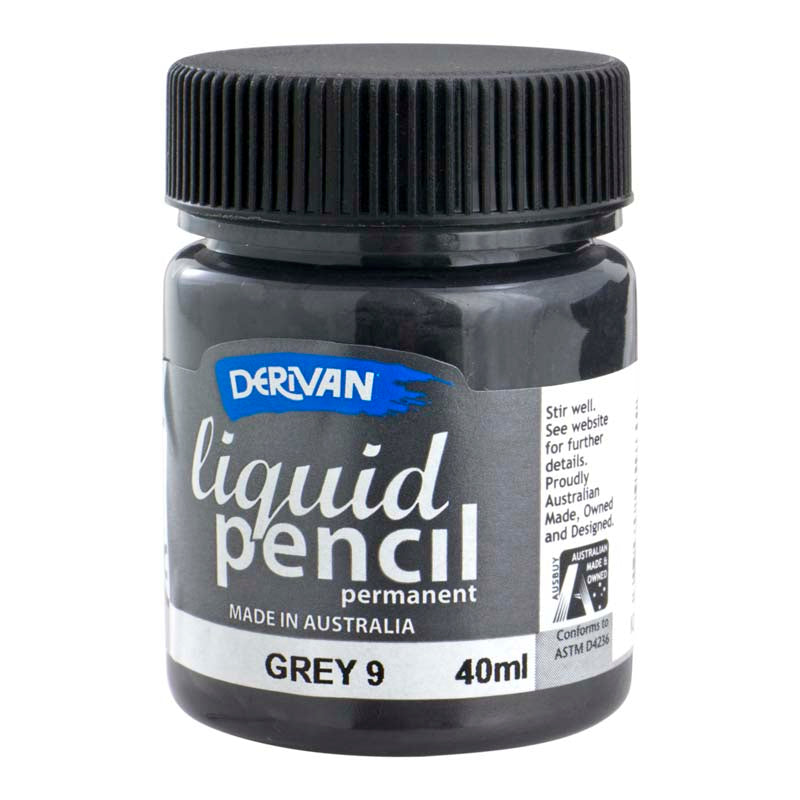 DERIVAN LIQUID PENCIL 40ML PERM GREY 9
