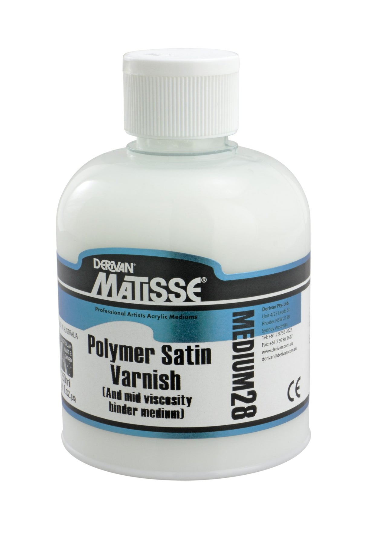 MATISSE MM28 250ML POLYMER SATIN VARNISH