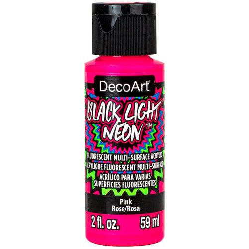 DECOART BLACK LIGHT NEONS 2oz PINK