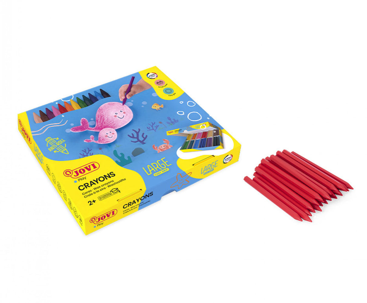 JOVI HEXAGONAL CRAYON ECONOMY PACK 300 (A)