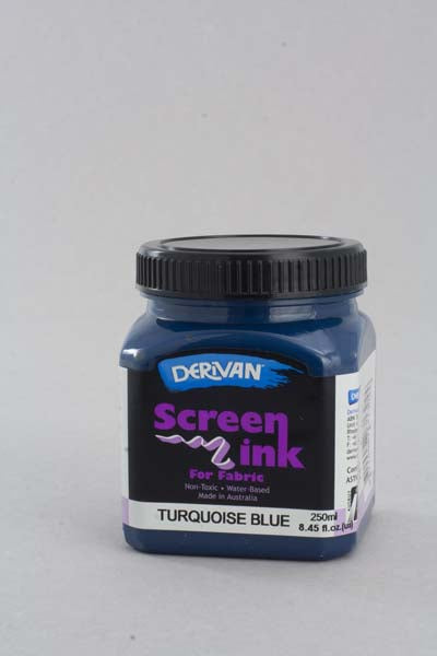DERIVAN SCREEN INK 250ML TURQUOISE
