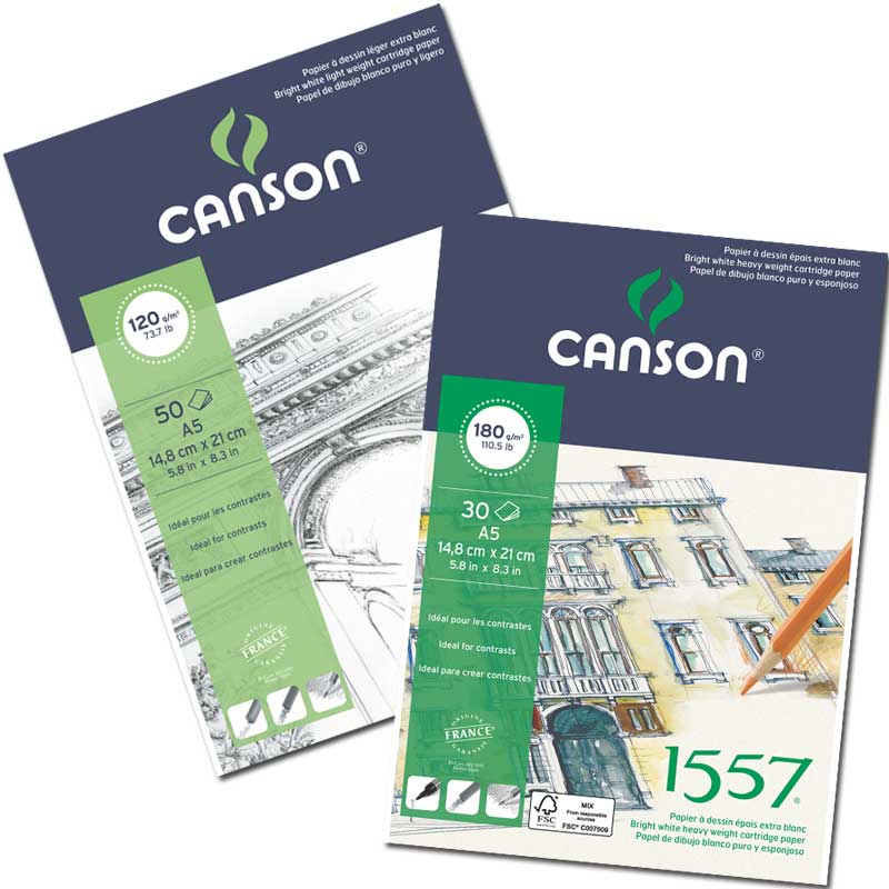 CANSON 1557 PAD A3 180G (30SH)