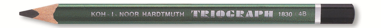 1830 TRIOGRAPH 4B GRAPHITE PENCIL 6s