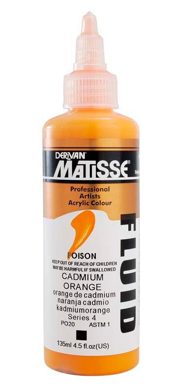 Matisse FLUID 135ml Cadmium Orange