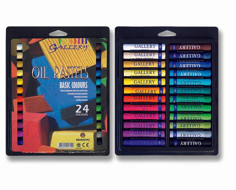 GALLERY OIL PASTEL MOP-24B BLISTER