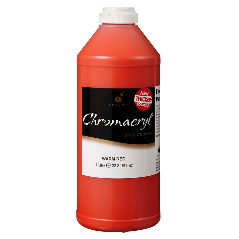 CHROMACRYL 1Lit WARM RED