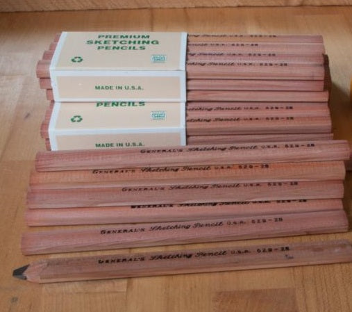 GENERAL FLAT SKETCHING PENCIL 4B