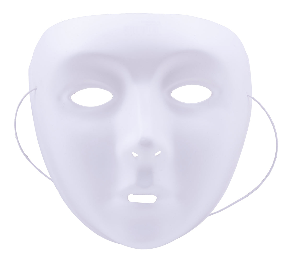 PLASTIC FACE MASKS (10)