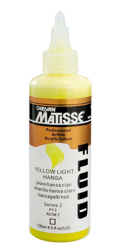 Matisse FLUID 135ml Yellow Light Hansa