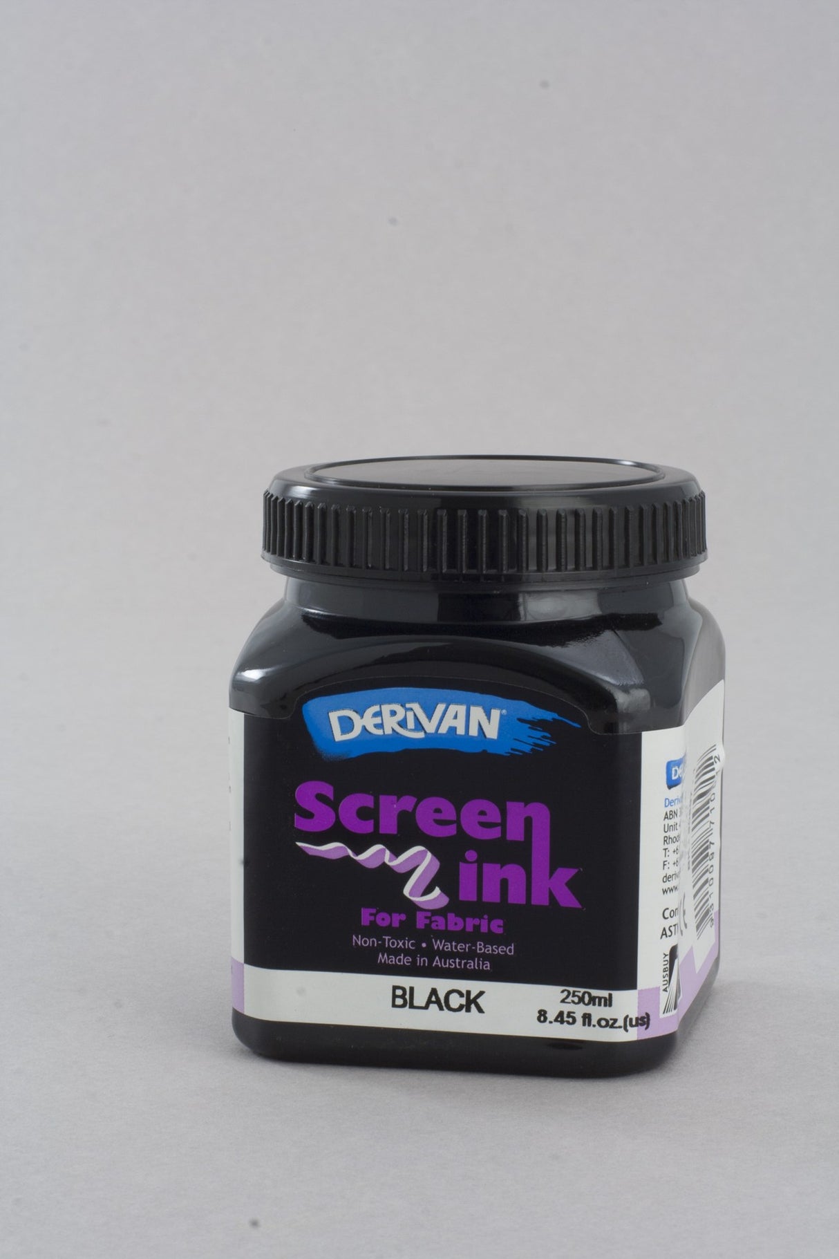 DERIVAN SCREEN INK 250ML BLACK