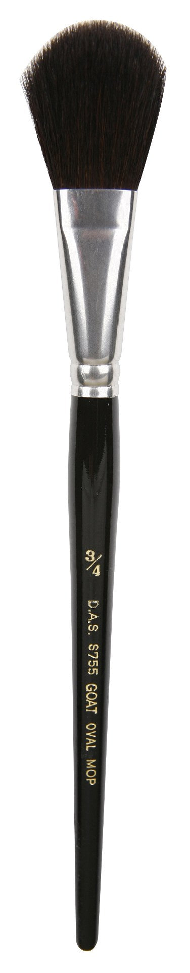 S755 BLACK GOAT OVAL MOP 3/4"