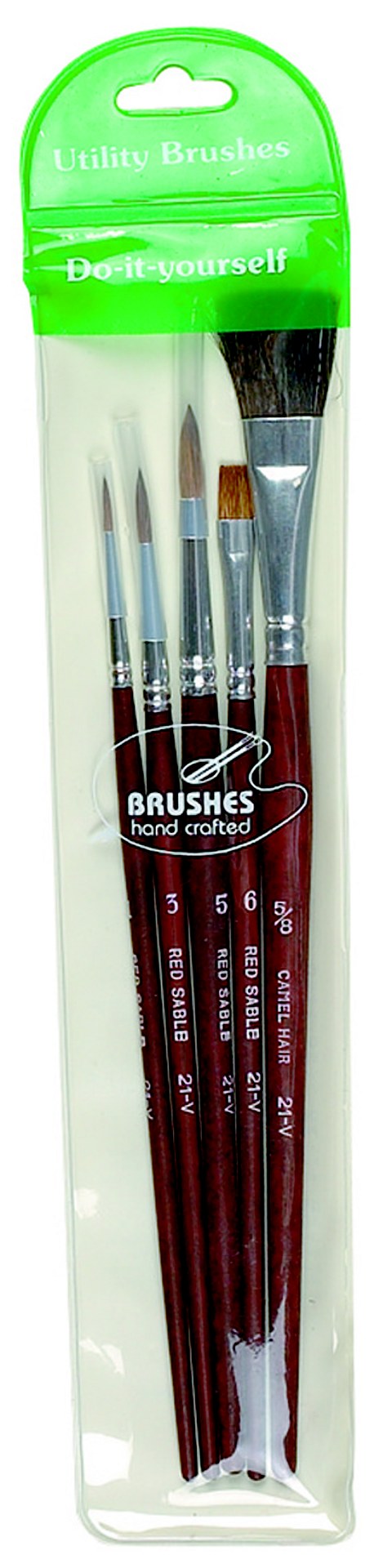 21-V BRUSH SET ASSTD
