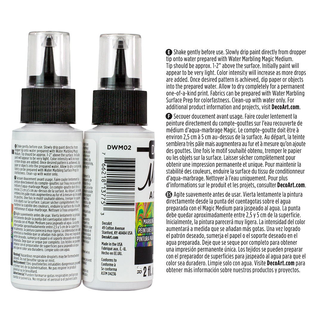 WATER-MARBLING PAINT 2oz WHITE