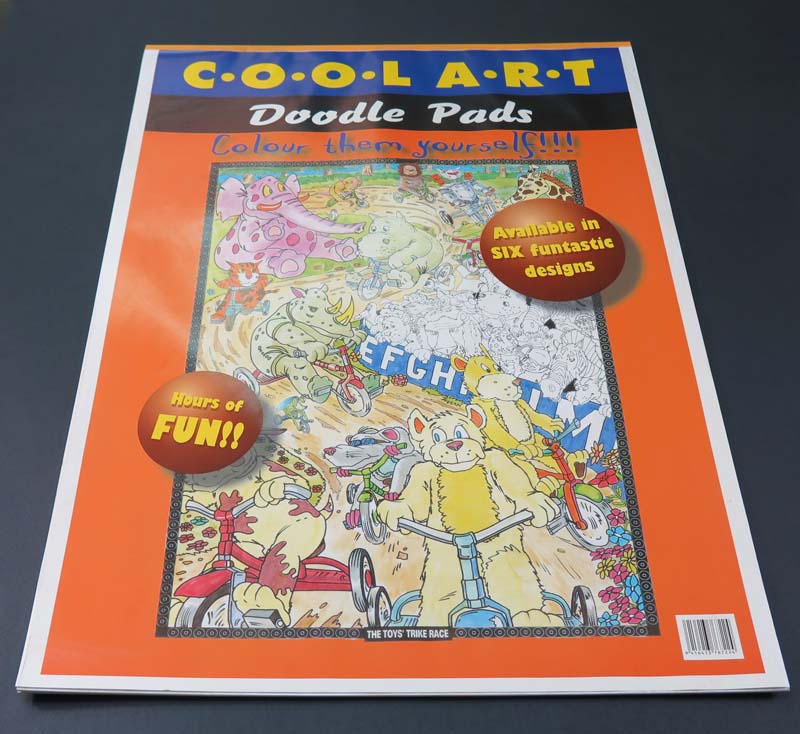 COOL ART DOODLE PAD A2 ORANGE (toys)