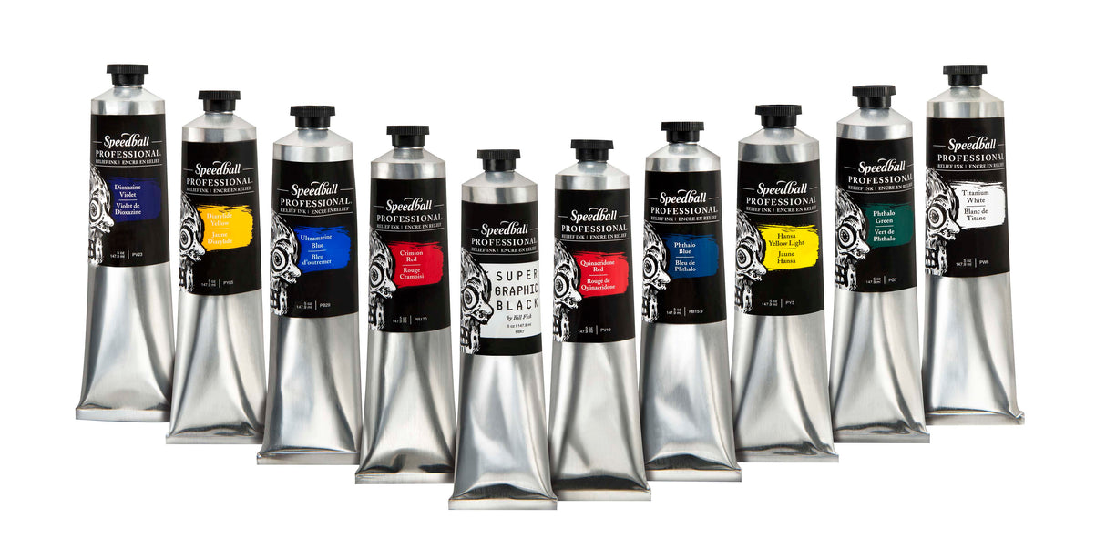 SPEEDBALL PRO RELIEF INK 8oz ULTRAMARINE