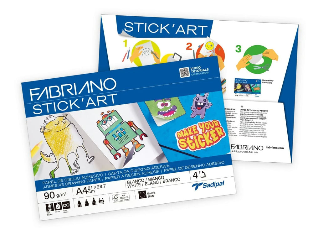 Fabriano Stick'art Adhesive Drawing Paper
