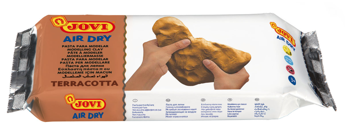 JOVI AIR HARDENING CLAY 500gm TERRACOTTA