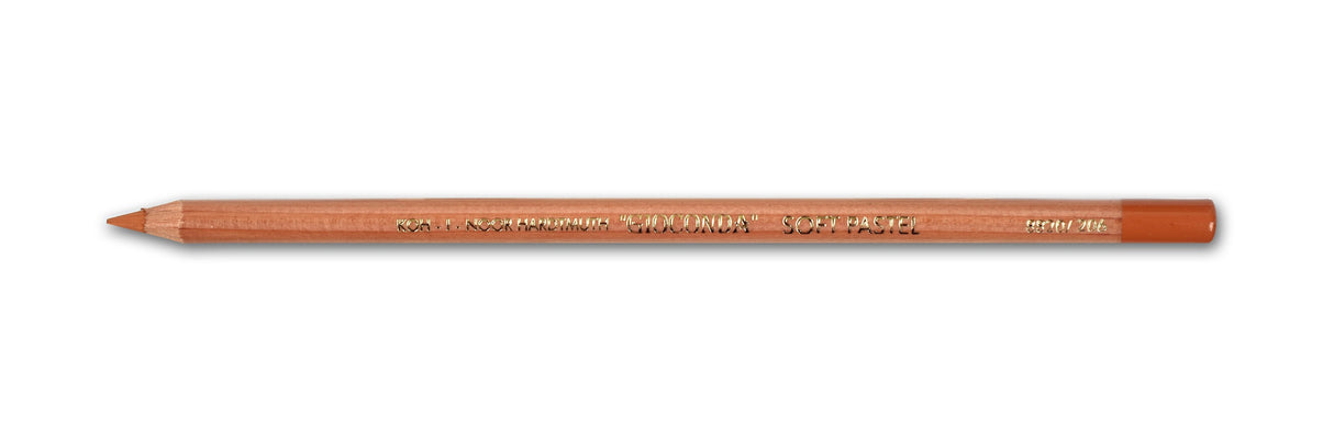 SOFT PASTEL CHALK PENCIL DARK OCHRE