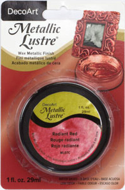 DECOART METALLIC LUSTRE 1oz RADIANT RED
