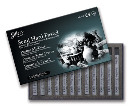 GALLERY SEMI HARD PASTEL CHARCOAL MPL-12