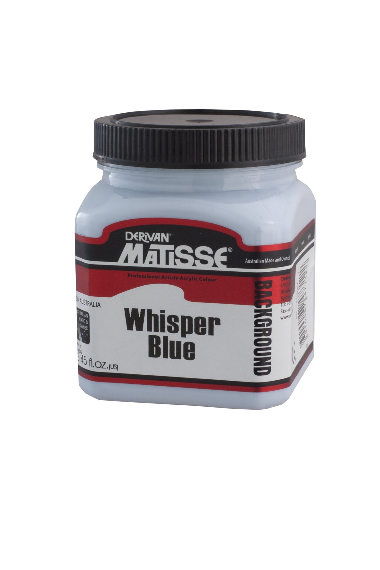 MATISSE BACKGROUND 250ML AUST SKY BLUE LIGHT (WHISPER BLUE)