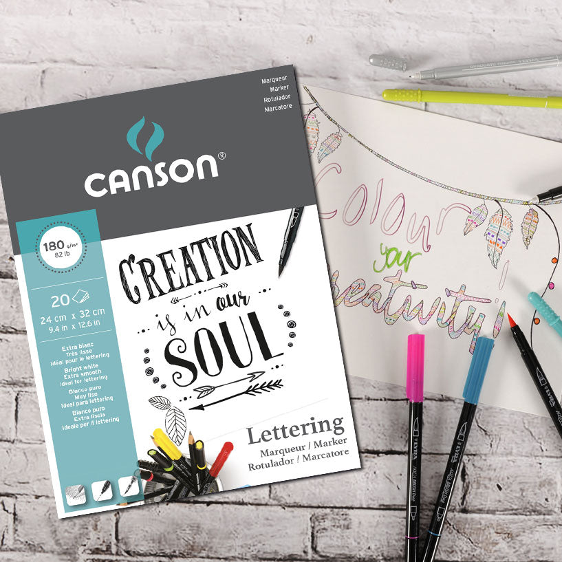 LETTERING PAD V/SMTH 24X32 180G (20SH)