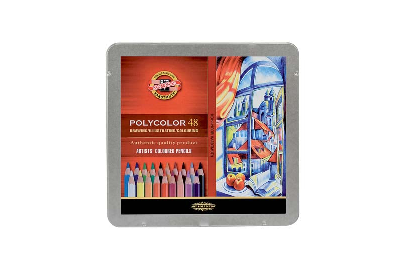 3826 POLYCOLOR COLOUR PENCILS 48