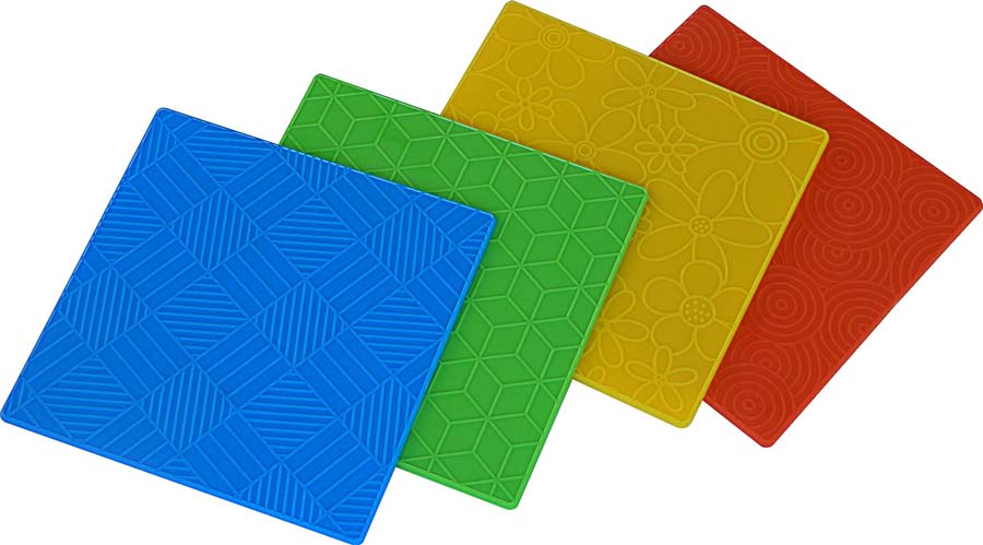 Pattern Rubbing and Embossing Plates (4)