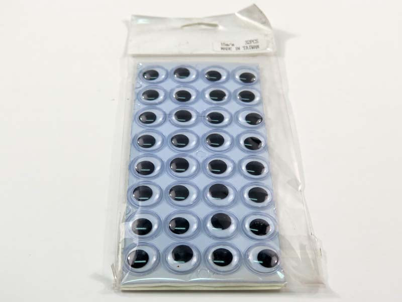 STICKY MOVING EYES 15mm x 32pc