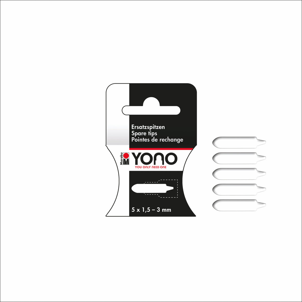 MARABU YONO SPARE NIB BULLET PK 5