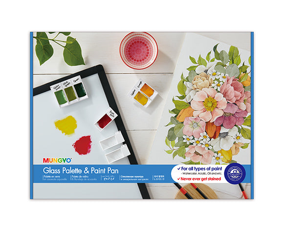 MUNGYO GLASS PALETTE SET 300x400mm