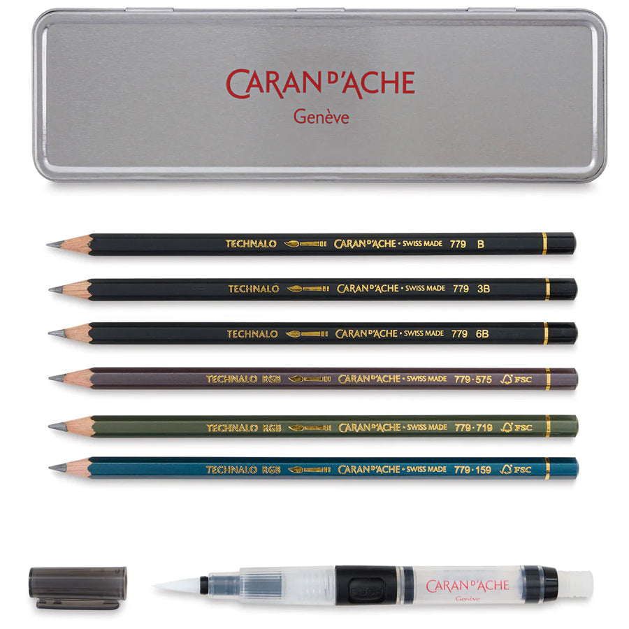 CD TECHNALO GRAPHITE PENCIL 7 pcs ASSTD