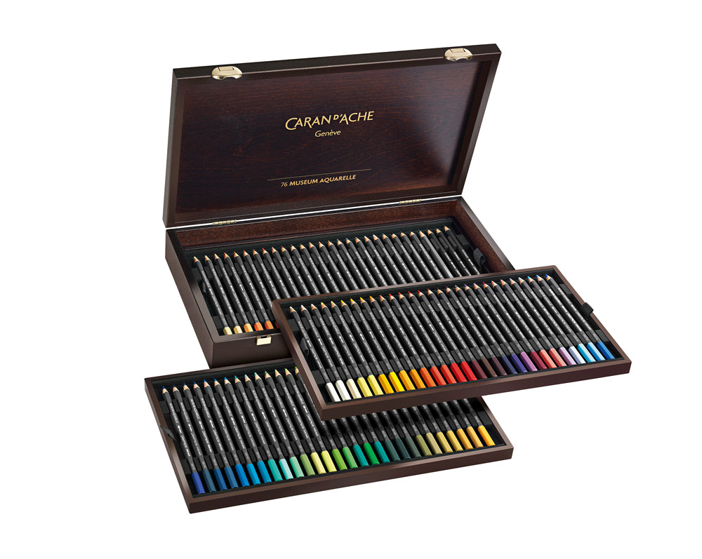 CD MUSEUM AQUAREL.WOODEN BOX 76