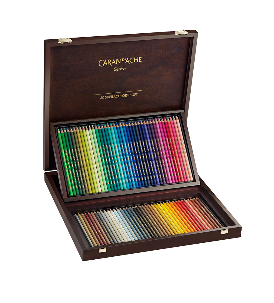 SUPRACOLOUR SET 80s WOODEN BOX