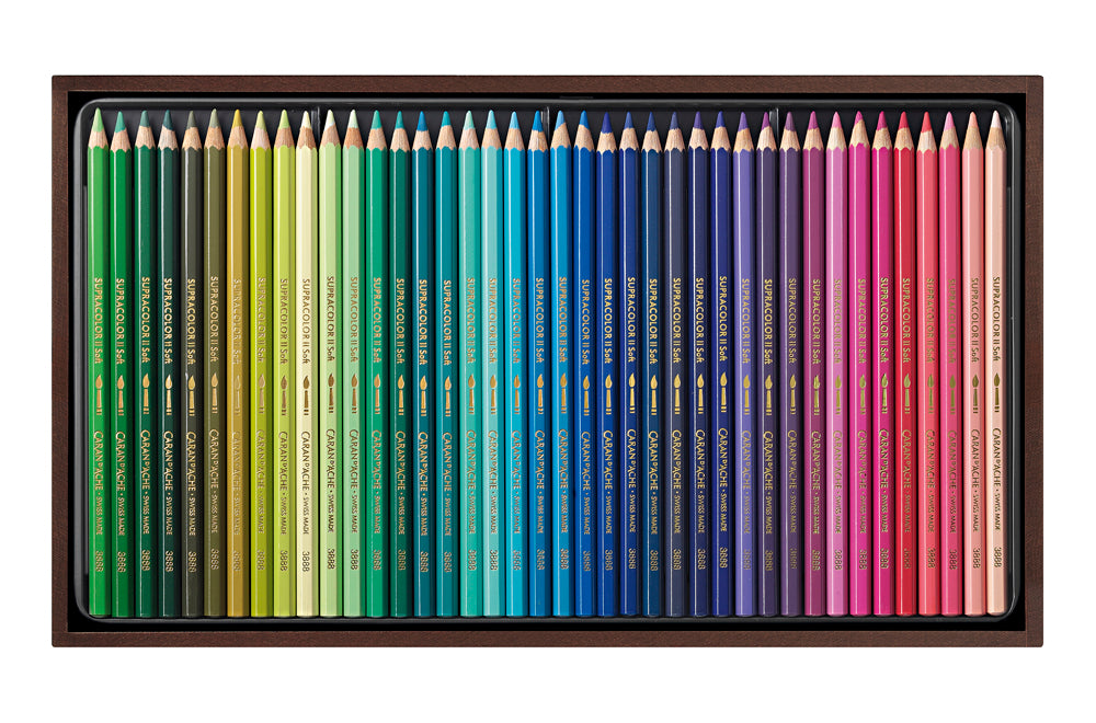 SUPRACOLOUR SET 80s WOODEN BOX