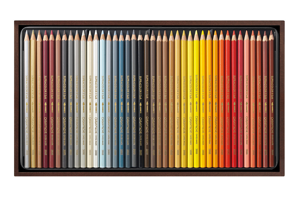 SUPRACOLOUR SET 80s WOODEN BOX