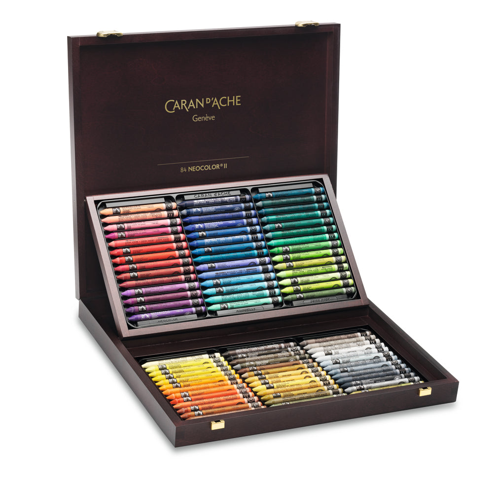 NEOCOLOR II WOODEN BOX 84s