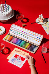 NEOCOLOR II 50YEARS WOODEN BOX 50pce