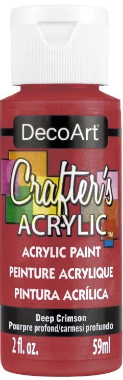 CRAFTERS ACRYLIC 2oz DEEP CRIMSON