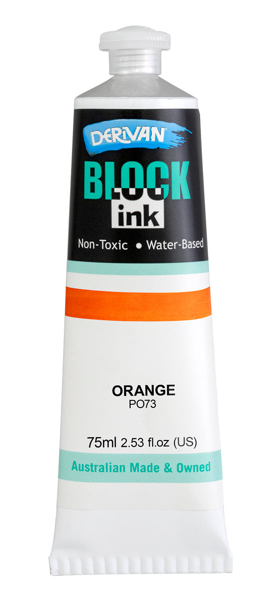 DERIVAN BLOCK INK 75ML ORANGE
