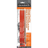 CHARCOAL PENCILS 2B 4B 6B WHITE w/SHARPE