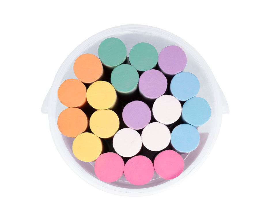 JOVI STREET CHALK 21pce COLOURED