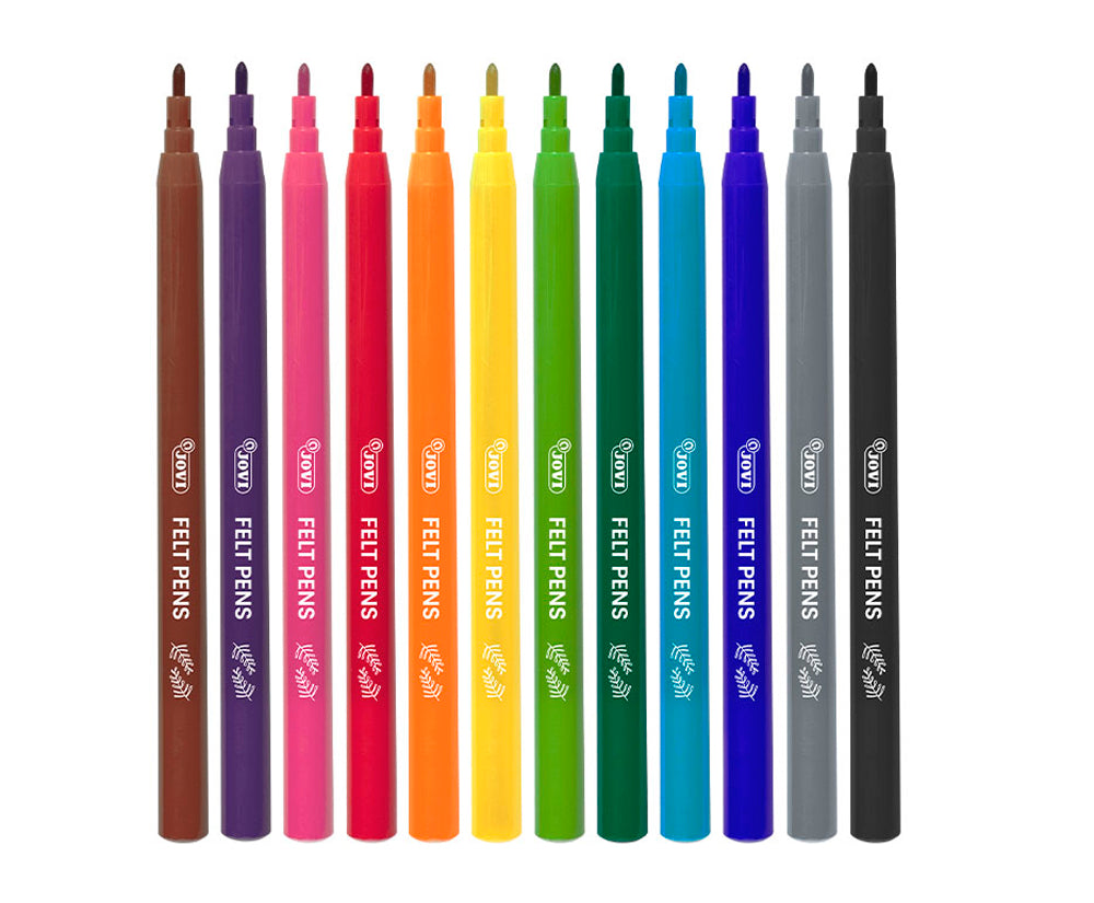 JOVI WASHABLE FELT-TIP PEN FINE12s
