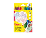 JOVI WASHABLE FELT-TIP PEN FINE 24s