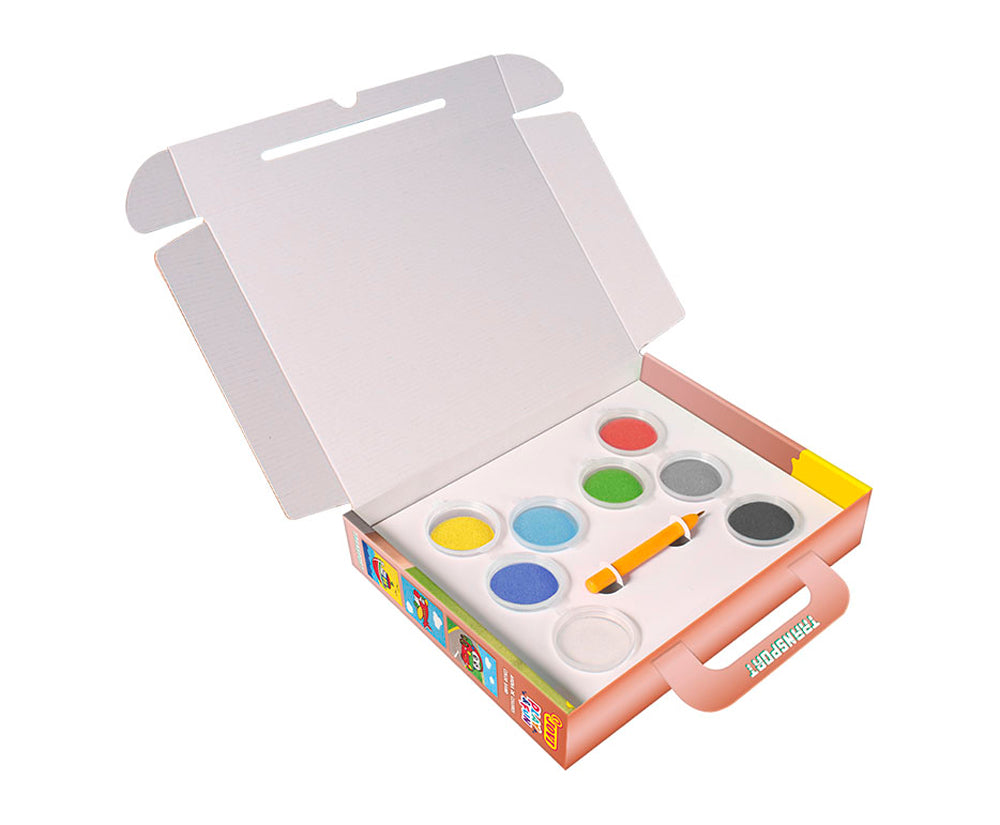 JOVI PLAY&FUN Sand Painting Kit Transport