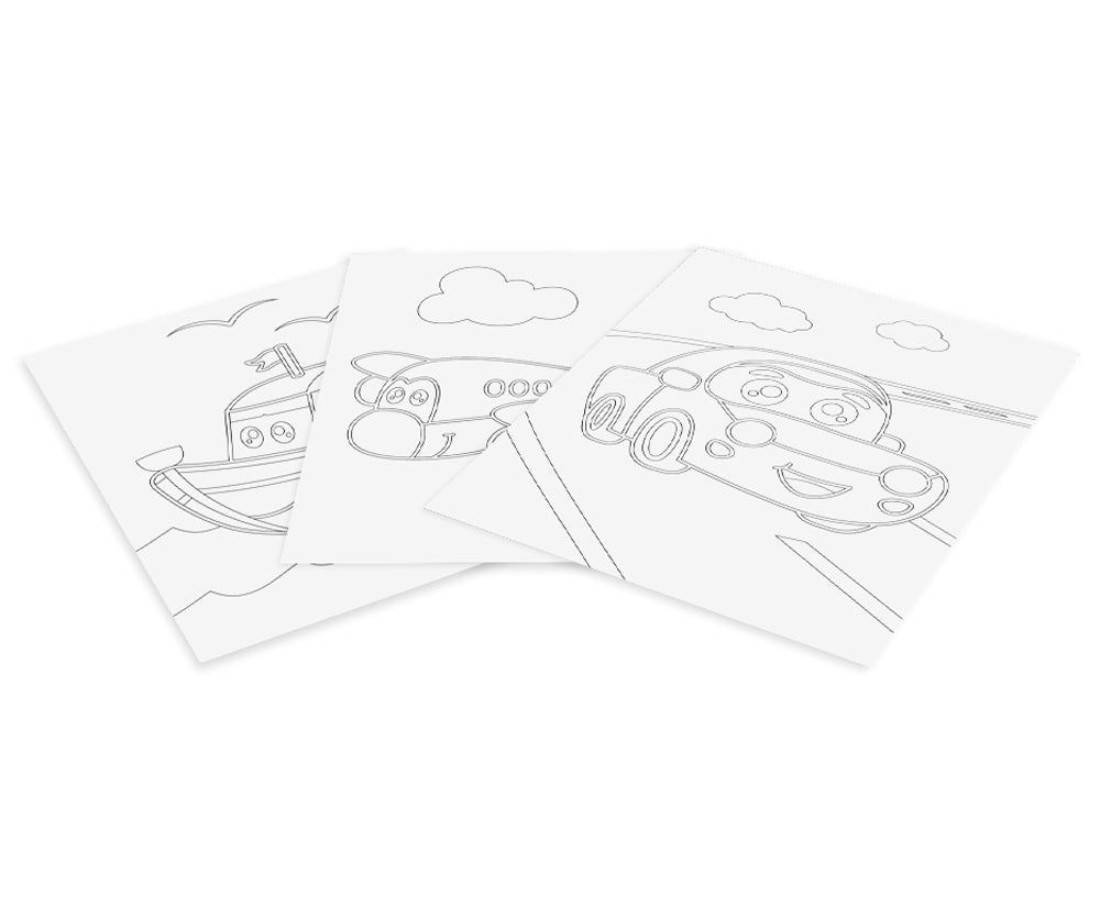 JOVI PLAY&FUN Sand Painting Kit Transport