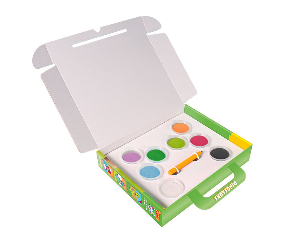 JOVI PLAY&FUN Sand Painting Kit Dinosaurs