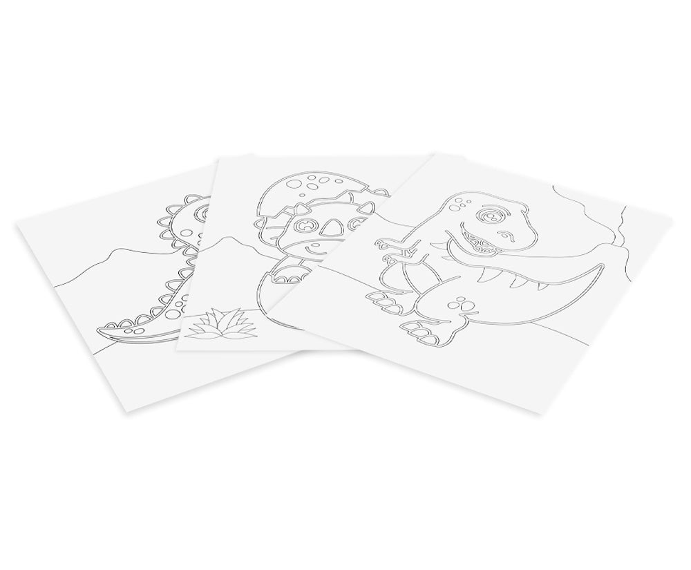 JOVI PLAY&FUN Sand Painting Kit Dinosaurs